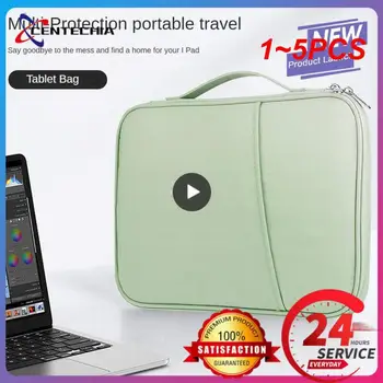 1-5 шт. Чехол для сумки для iPad Samsung 11-13 дюймов, чехол для сумки с рукавом, модный Противоударный защитный чехол с несколькими карманами