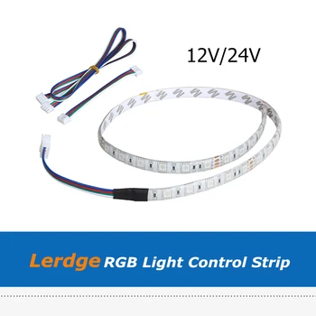 1 шт. 12 В 24 В 60 см RGB полоса управления светом Водонепроницаемый светодиодный модуль с кабелем для платы 3D-принтера Lerdge 3