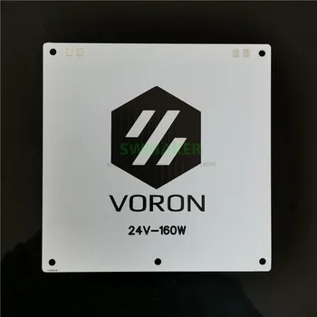1 шт. Детали 3D-принтера Voron V0 -0.1 120x120 мм Алюминиевая Базовая Пластина/Нагревательная кровать/Электрическая Нагревательная Пластина 24 В 160 Вт 3
