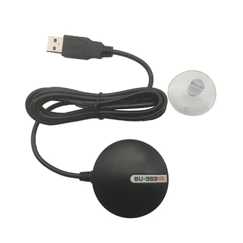 10 шт./лот Globalsat BU353N5 BU-353N5 Кабель USB GPS Приемник с интерфейсом USB G мышь Магнитная Замена BU353S4 BU-353S4 10
