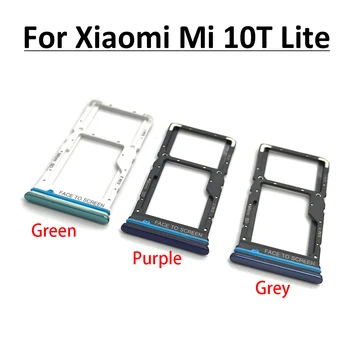 10 шт./лот, слот для лотка для SIM-карты, аксессуары-адаптер для Xiaomi Mi 10T Mi10T Lite 3
