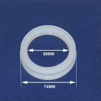 10 шт. силиконовое уплотнительное кольцо для вакуумных трубчатых солнечных водонагревателей диаметром 58 мм или 47 мм белого цвета 6