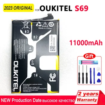 100% Новый Оригинальный 11000 мАч OUKITEL S69 Сменный Аккумулятор Для мобильного телефона OUKITEL K13 Pro Высокого качества Batteria + Код отслеживания 6
