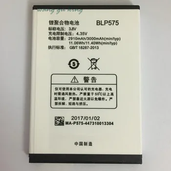 100% Оригинальная Резервная поддержка 2910 мАч BLP575 аккумулятор Для OPPO Find7 X9007 X9077 X9000 X9070 Аккумулятор для телефона 1