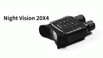 1080P FHD Цифровой Бинокль ночного видения 20-кратный оптический Зум Бинокль ночного видения для Охоты