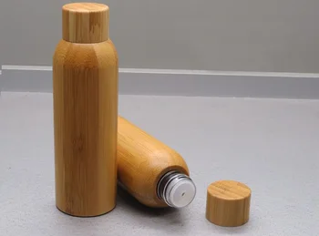120 Мл 10 шт./лот, Бутылка для Многоразового использования с Бамбуковым Косметическим Тонером 