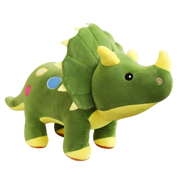 120 см Гигантский Плюшевый мягкий Трицератопс, стегозавр, Плюшевая игрушка, Динозавр, кукла, мягкая игрушка, Детские Динозавры, игрушки, подарки на День рождения