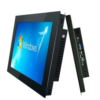 15-дюймовый встраиваемый промышленный компьютер All-in-One Tablet PC с резистивным сенсорным экраном 2 * RJ45 Core i3 для 8G/16G RAM 512G/1TB SSD 5