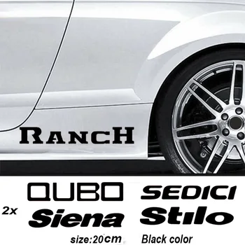 2 шт. наклейка на кузов автомобиля для Fiat Qubo Stilo Sedici Siena Ranch 8