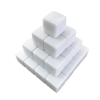 20 шт./лот, набор кубиков 12 мм, Белый пустой Квадратный угловой Набор кубиков, можно писать и вырезать Детские обучающие инструменты, Настольная игра