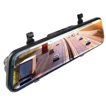 20214k dash camera cam автомобильный видеорегистратор 2k лучшее зеркало заднего вида с двумя объективами ночного видения 2