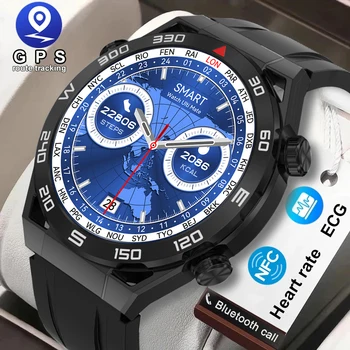 2023 HD Watch Ultimate Бизнес Смарт-Часы Мужские 466 *466 HD Экран BT Вызов Компас NFC Sprots Умные Часы IP68 Водонепроницаемые Часы 1