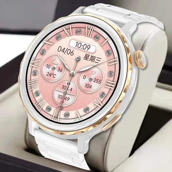 2023 Новые умные часы для женщин, часы для вызова Bluetooth, Мужские мониторы артериального давления, водонепроницаемые умные часы для Huawei, женские часы, распродажа