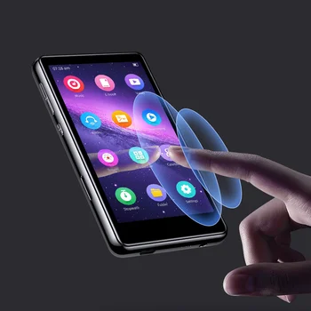 2023 Новый MP3-плеер с поддержкой Bluetooth С высоким разрешением и полным сенсорным экраном, Встроенный Динамик, Аудиоплеер без потерь HiFi 15