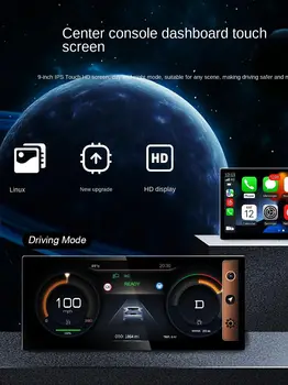 2023 ОБНОВЛЕННЫЙ 10 дюймов для Tesla Model 3 Y Цифровой дисплей приборной панели Carplay Android Auto для Tesla HUD Power Speed WiFi BT