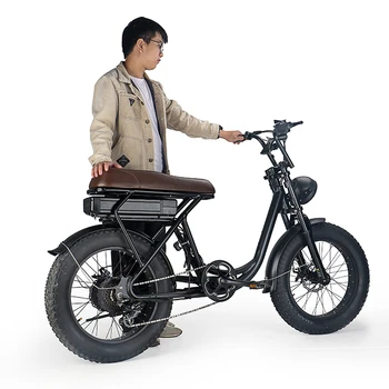 2023 Самый популярный 20-дюймовый китайский дорожный Дальнобойный Складной Электрический Велосипед Fat Tire Mountain City Dirt 7