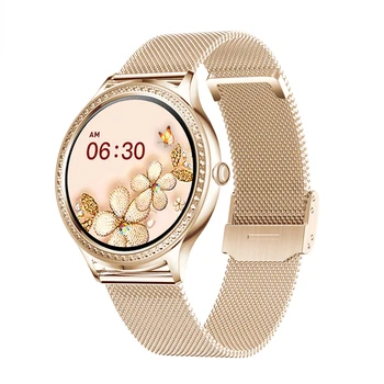 2023 Смарт-часы Женские Роскошные с полным сенсорным экраном, пульсометр, фитнес-трекер, Умные часы, женские наручные часы Для Android IOS