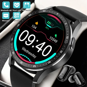 2023New Беспроводная Bluetooth Гарнитура TWS Смарт-Часы 1,32 Дюймов HD Full С Большим Экраном, Спортивные Фитнес-Часы Для Android IOS