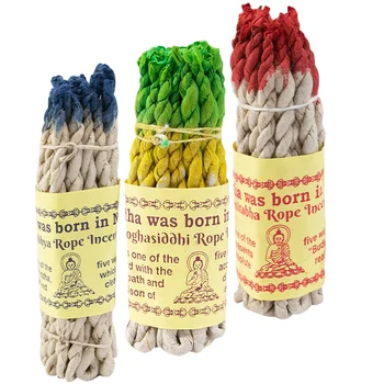 3 Сумки Непальской традиционной веревки для медитации в помещении, веревка для удаления пятен 10