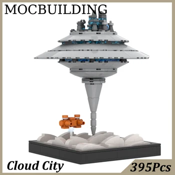 395 шт., модель сцены телешоу Bespin Cloud City, MOC, Строительные блоки, игрушки для детей, подарок на День рождения, Строительная игрушка
