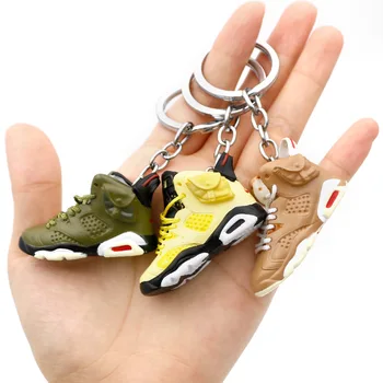 3D Брелок для баскетбольной обуви Модные украшения Сумка Кулон Брелок для фанатов Сувенир Спортивная обувь Подарок на День Рождения 3