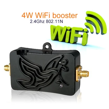 4 Вт Wifi Беспроводной Широкополосный Усилитель 2,4 ГГц 802.11n Усилитель Мощности Диапазона Signa Booster для Wifi Маршрутизатора Wifi Ретранслятор сигнала 1
