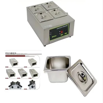 4 цилиндра шоколадного мыла плавильная печь горшок термостатическая машина для кератерапии DIY электрический шоколадный фонтан D2002-4 2