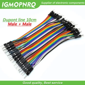 40ШТ 10СМ Dupont Line от Мужчины к Мужчине Перемычка Dupont Wire Кабель Для Arduino DIY KIT GMOPNRQ 9