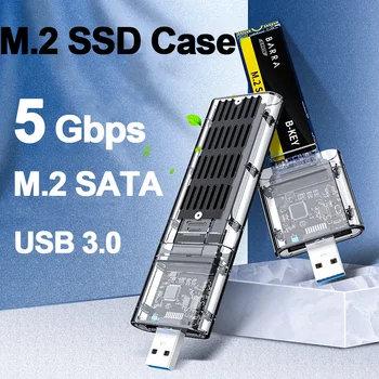 5 Гбит/с M2 SSD Чехол SATA Шасси M.2 к USB 3,0 SSD Адаптер SSD Корпус PCIE NGFF SATA SSD Диск Коробка для 2230/2242/2260/2280 мм 16