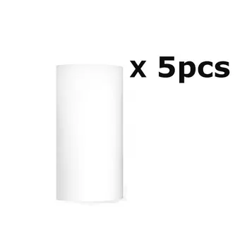 5 Рулонов термобумаги для печати Прямая термобумага 57x30 мм Портативный карманный принтер прочный материал 16