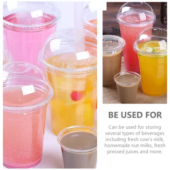50 шт. прозрачных пластиковых стаканчиков одноразовые стаканчики для сока портативный кувшин для чистой воды для напитков 1