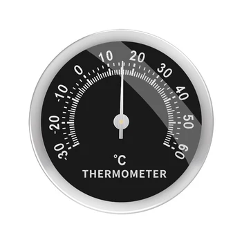58 мм Температурный датчик, внутренний наружный термометр, Круглый Аналоговый измеритель температуры для дома, стены, Инкубаторный бак 7