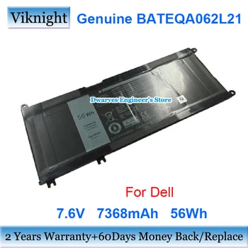 7,6 V 56Wh BATEQA062L21 Аккумулятор Для Ноутбука Dell Аккумуляторные Батареи EQA06 7368mAh 8