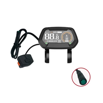 ABS ЖК-дисплей Для Bafang Mid Motor BBS01 02 HD Дисплей, запчасти для электровелосипедов 8