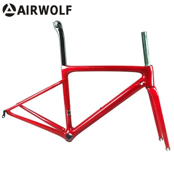 AIRWOLF суперлегкие велосипедные рамы, всего 787 г, дорожная велосипедная рама из углеродного волокна 1