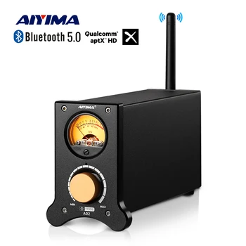 AIYIMA Bluetooth APTX-HD Усилитель Мощности Аудио VU Метр Стерео Индикатор уровня TPA3116 Усилитель Hi-Fi Динамик 100Wx2 Динамик Усилитель 11