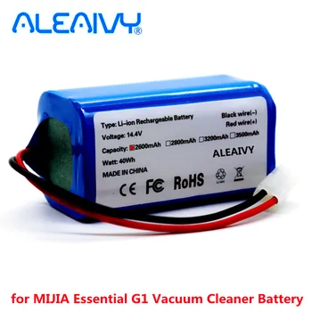 Aleaivy 14,4 В 2600 мАч Литий-ионная Аккумуляторная Батарея для MIJIA Mi Robot Vacuum-Mop Essential G1 Пылесос 18650 Аккумуляторная Батарея