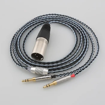 Audiocrast 8-ядерный посеребренный кабель для наушников для Focus Clear Elear ElexElegia Stellia