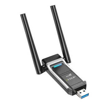 AX1800M USB WIFI 6 адаптер 802.11Ax для ПК, USB 3.0 WiFi-ключ, беспроводной сетевой адаптер с высоким коэффициентом усиления 5 ГГц/2,4 ГГц 4
