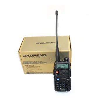 BaoFeng UV-5R Ham Двухстороннее радио Двухдиапазонный 400-520/136-174 МГц Мощность передачи 5 Вт Классический Дизайн Портативной Рации CTCSS/CDCSS Сканер
