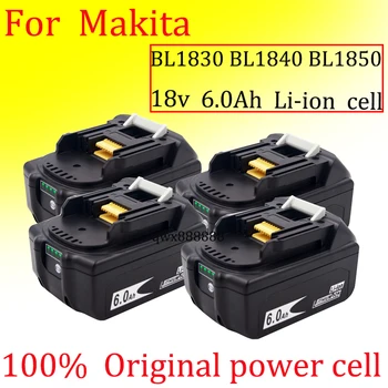 BL1860 18V 6A Li-Ion Power Tools akku für  BL1830 BL1840 BL1850 mit NEUE Einzelne Zelle Balance Schutz 3