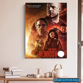 Bloodshot (2020) Художественная обложка для постера фильма с принтом звезды, домашний декор для квартиры, настенная живопись (без рамки) 2