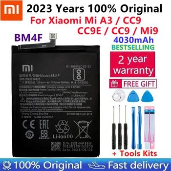 BM4F100% Оригинальный Аккумулятор телефона Xiao Mi Для Xiaomi Mi A3 CC9 CC9E Сменные Аккумуляторы Xiomi Bateria CC9 Mi9 Lite 7