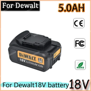 DeWalt 18V 3.0AH/4.0AH/5.0AH/6.0AH Аккумуляторная батарея для инструментов со светодиодной литий-ионной заменой DCB205 DCB204-2 20V DCB206 5