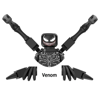 DISNEY Super Heroes Строительные Блоки Shang-Chi Deadpools Venoms Carnage Звездный Лорд Бесконечность Рукавица Кирпичи Фигурки Детские Игрушки 13
