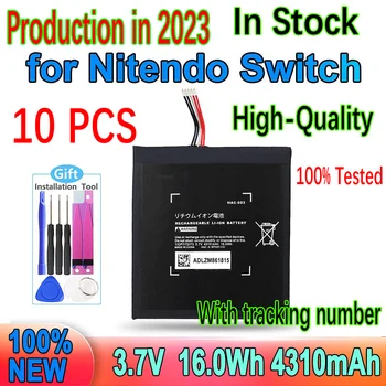 DODOMORN 10 шт. Аккумулятор HAC-003 Для Консоли Nintendo Nitendo Switch 2017 4310 мАч HAC003 Высокого Качества + номер для отслеживания