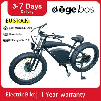 DOGEBOS E9 Электрический Велосипед для Взрослых 500 Вт 40-45 км/ч 48V15AH Литиевая батарея 4,0 Толстая Шина 20 Дюймов Мужской Велосипед с Горным Двигателем 6