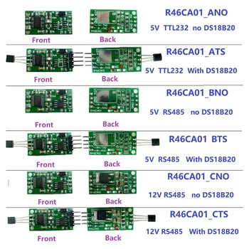 DS18B20 RS485 TTL232 TTL Com UART Датчик измерения температуры Modbus RTU Последовательный порт дистанционного сбора данных DC3.7-5.5 V 6-25 V 8
