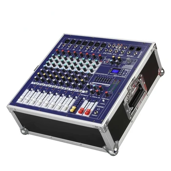 GAX-960E DJ Микшер 8-Канальный USB BT Микшерный Пульт Высокой Мощности Аудио Сценическое Оборудование 48 В Фантомное Питание DSP Цифровые Эффекты
