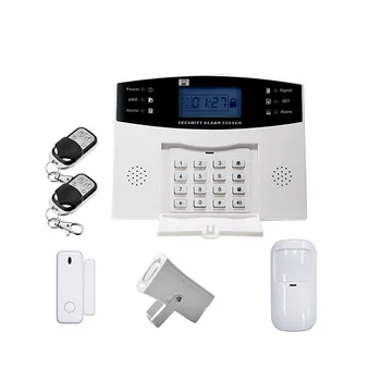 GSM сигнализация система домашней охранной сигнализации датчик PIR детектор дверной контакт 7